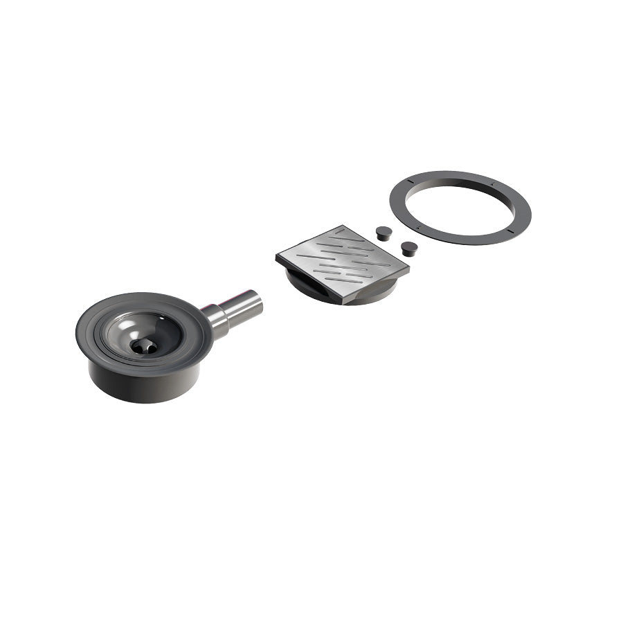 Austrotherm Shower Board Point Ablauf waagrecht DN 50 Basic